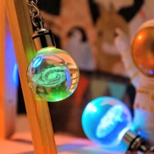 Llavero Bola de Cristal con Luz